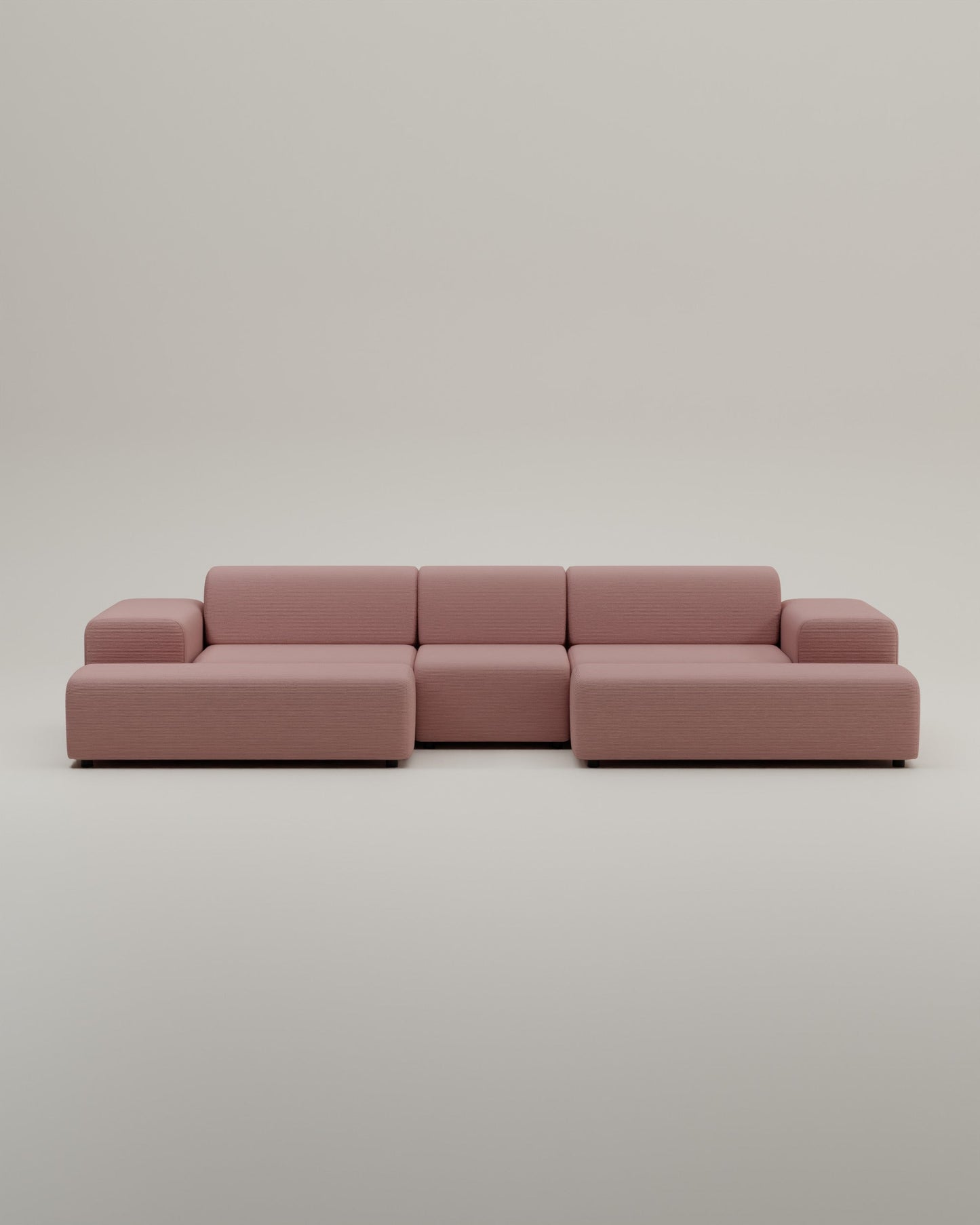 Modulares Sofa Nina U-Form / Wohnlandschaft mit Schlaffunktion