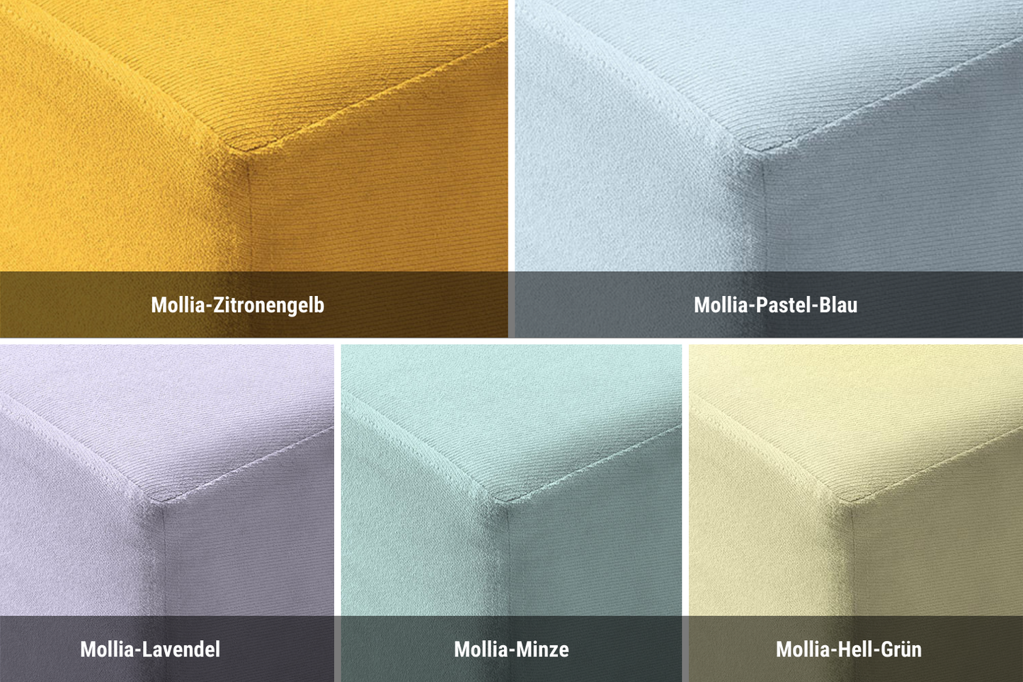 Modulares Sofa Tamara - Special Founder Edition - Stoff Mollia