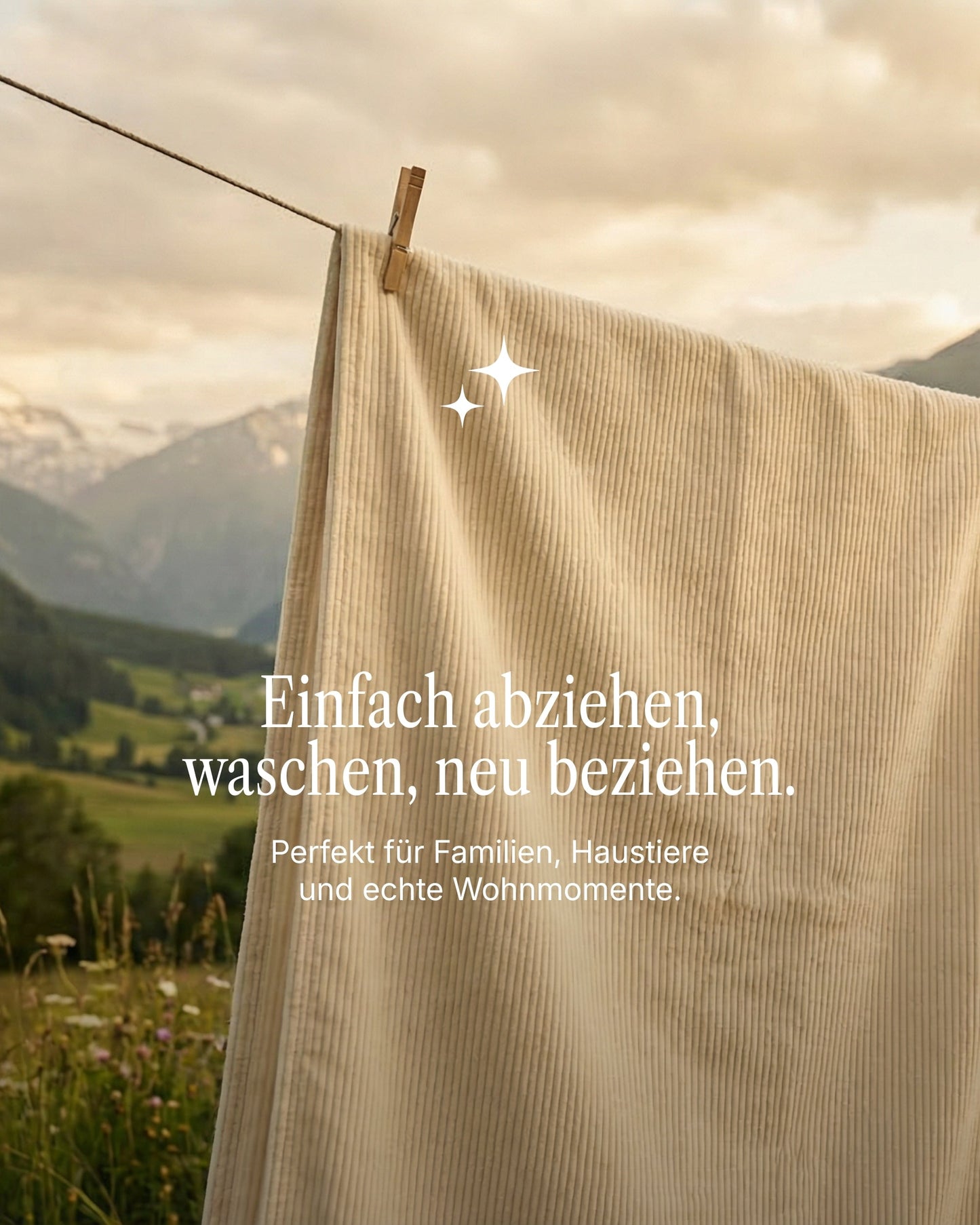 Modulares Sofa Nina U-Form / Wohnlandschaft mit Schlaffunktion