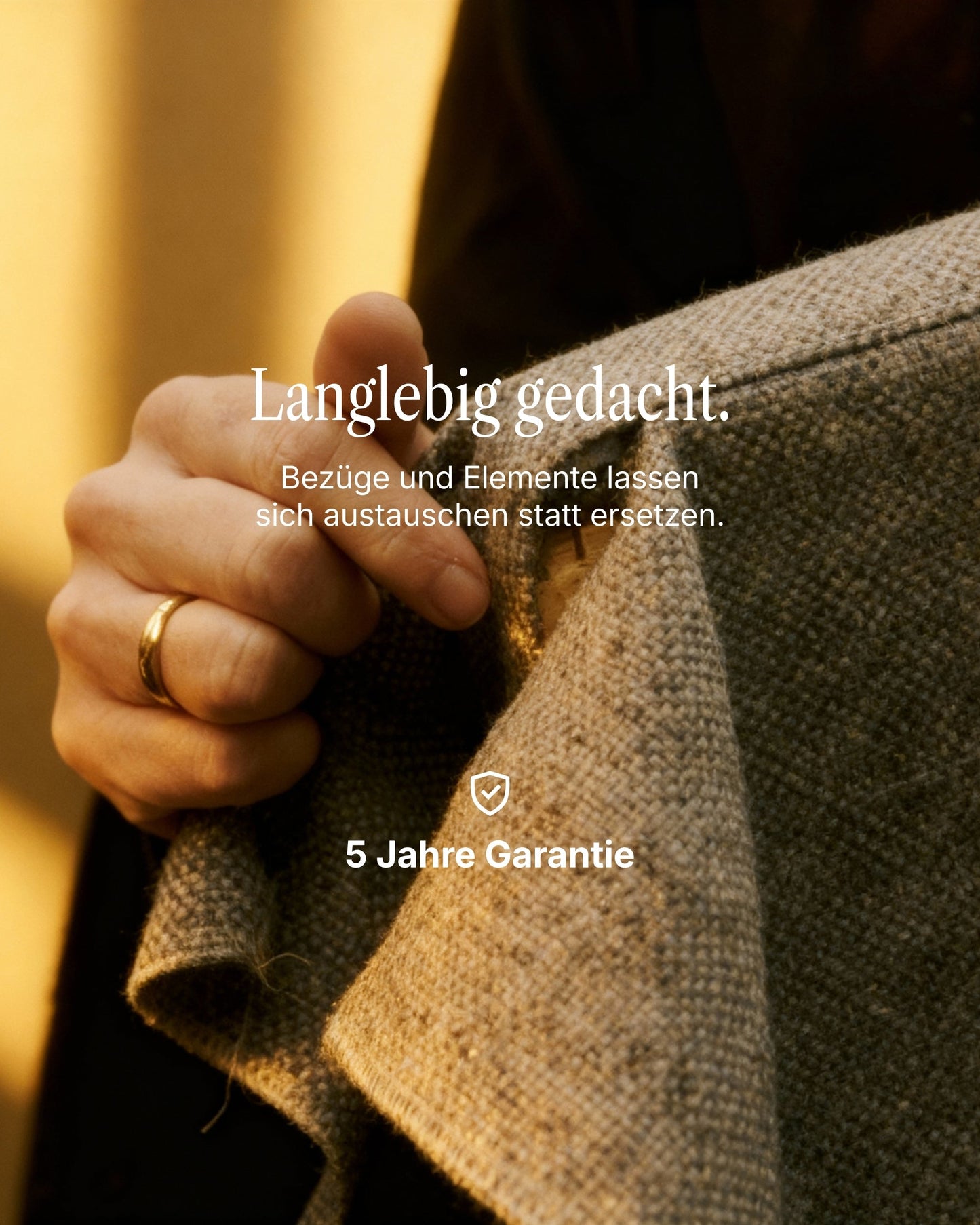 Modulares Sofa Nina U-Form / Wohnlandschaft mit Schlaffunktion