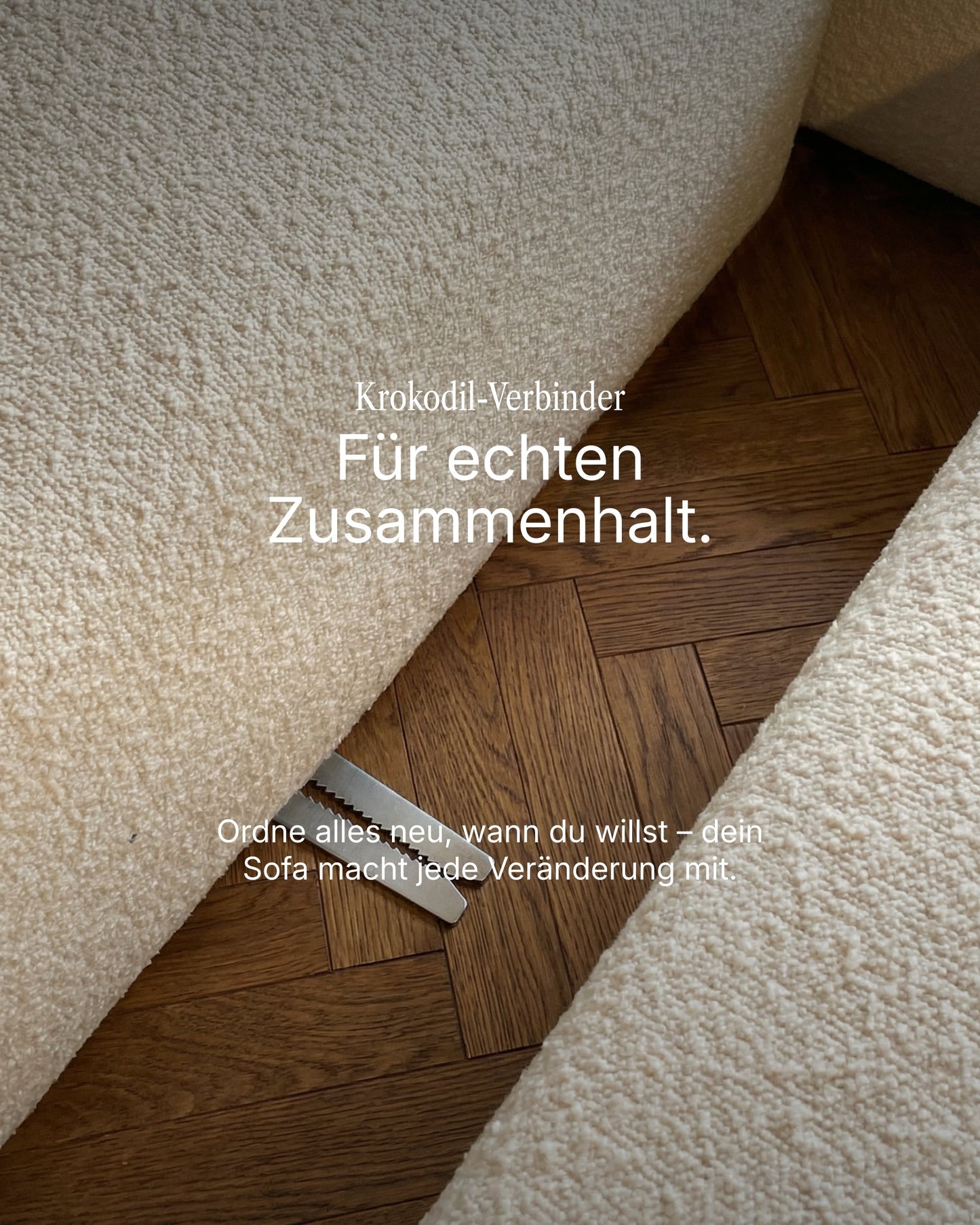 Modulares Sofa Nina U-Form / Wohnlandschaft mit Schlaffunktion