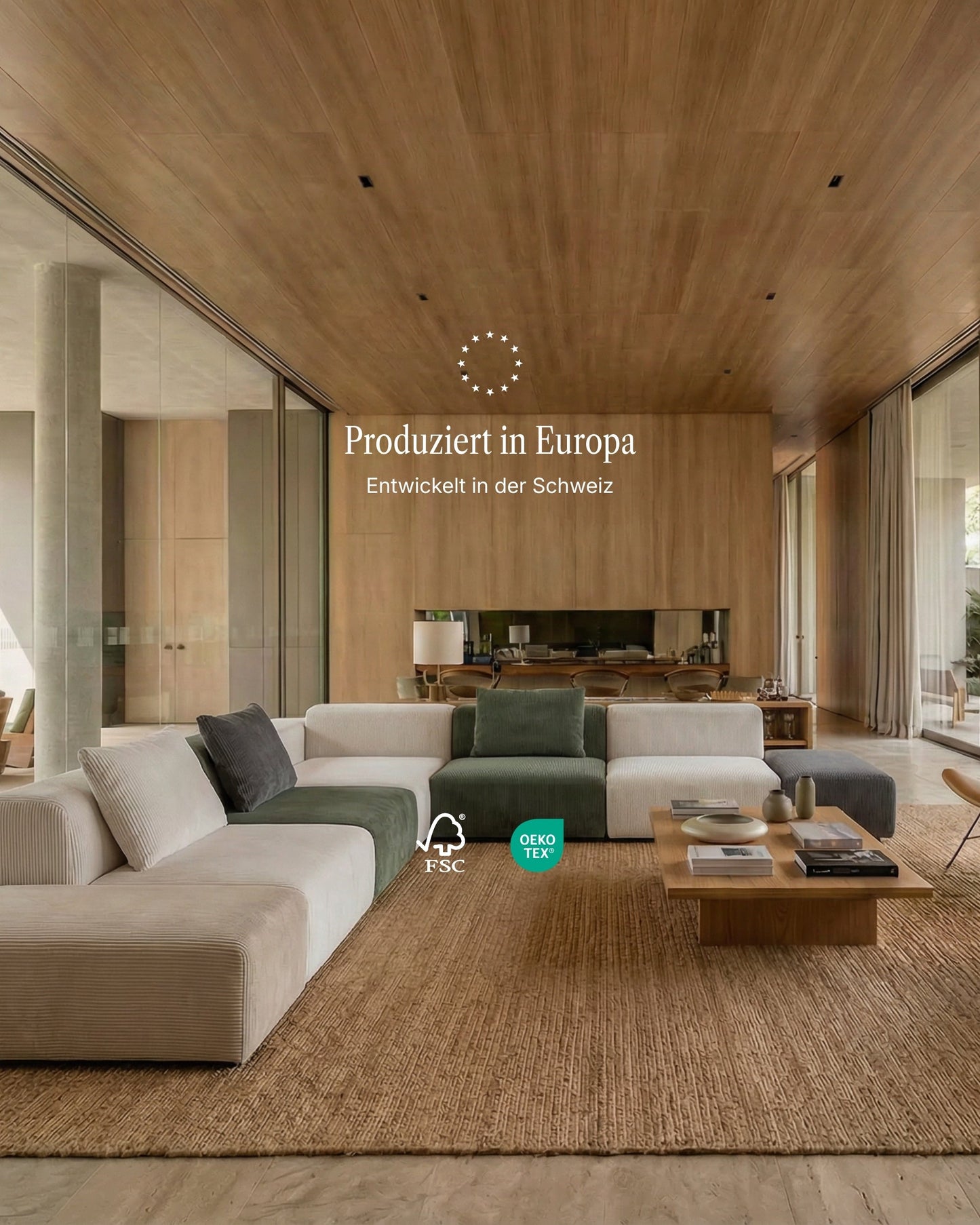 Modulares Sofa Nina 2-Sitzer mit Schlaffunktion