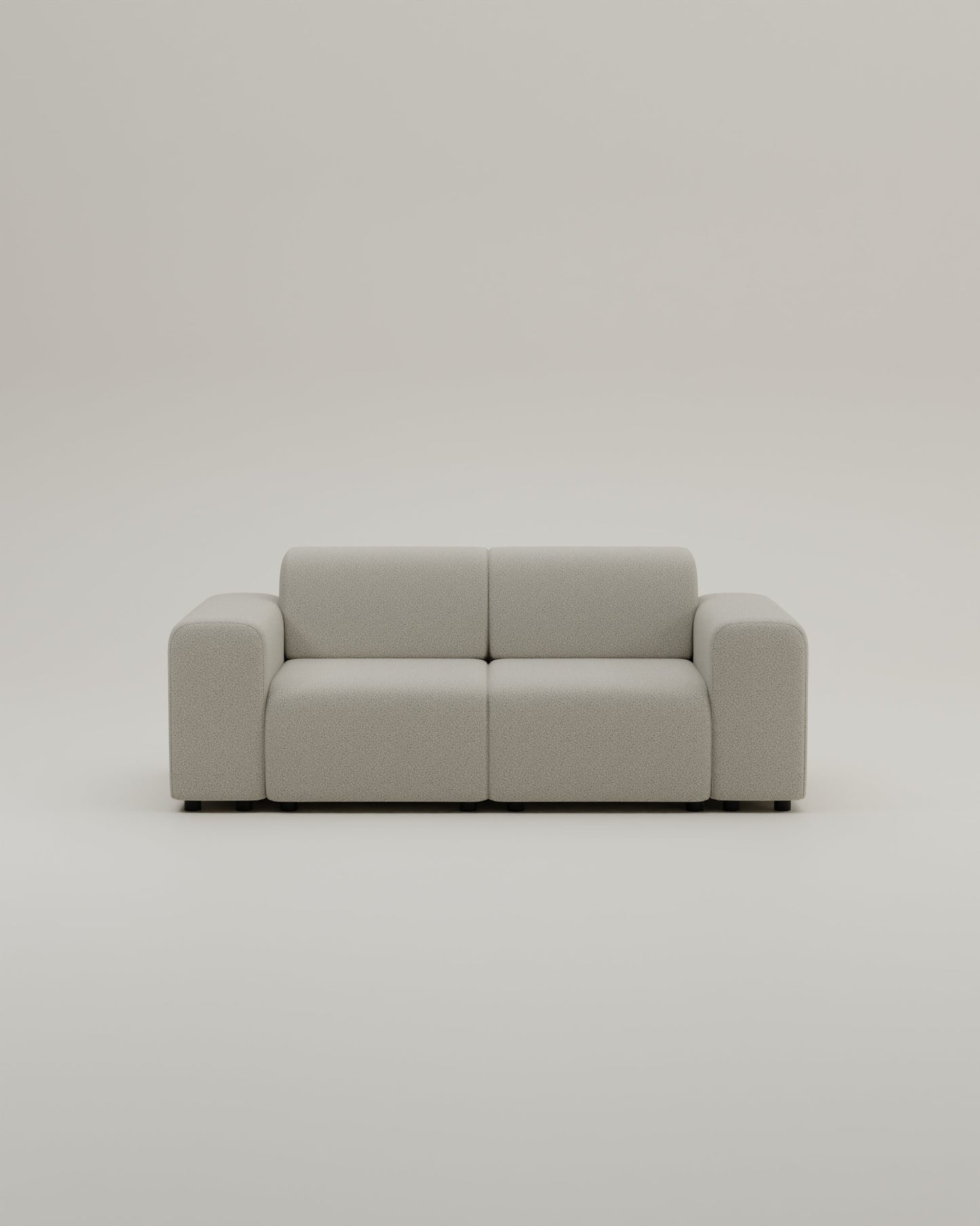 Modulares Sofa Nina 2-Sitzer mit Schlaffunktion
