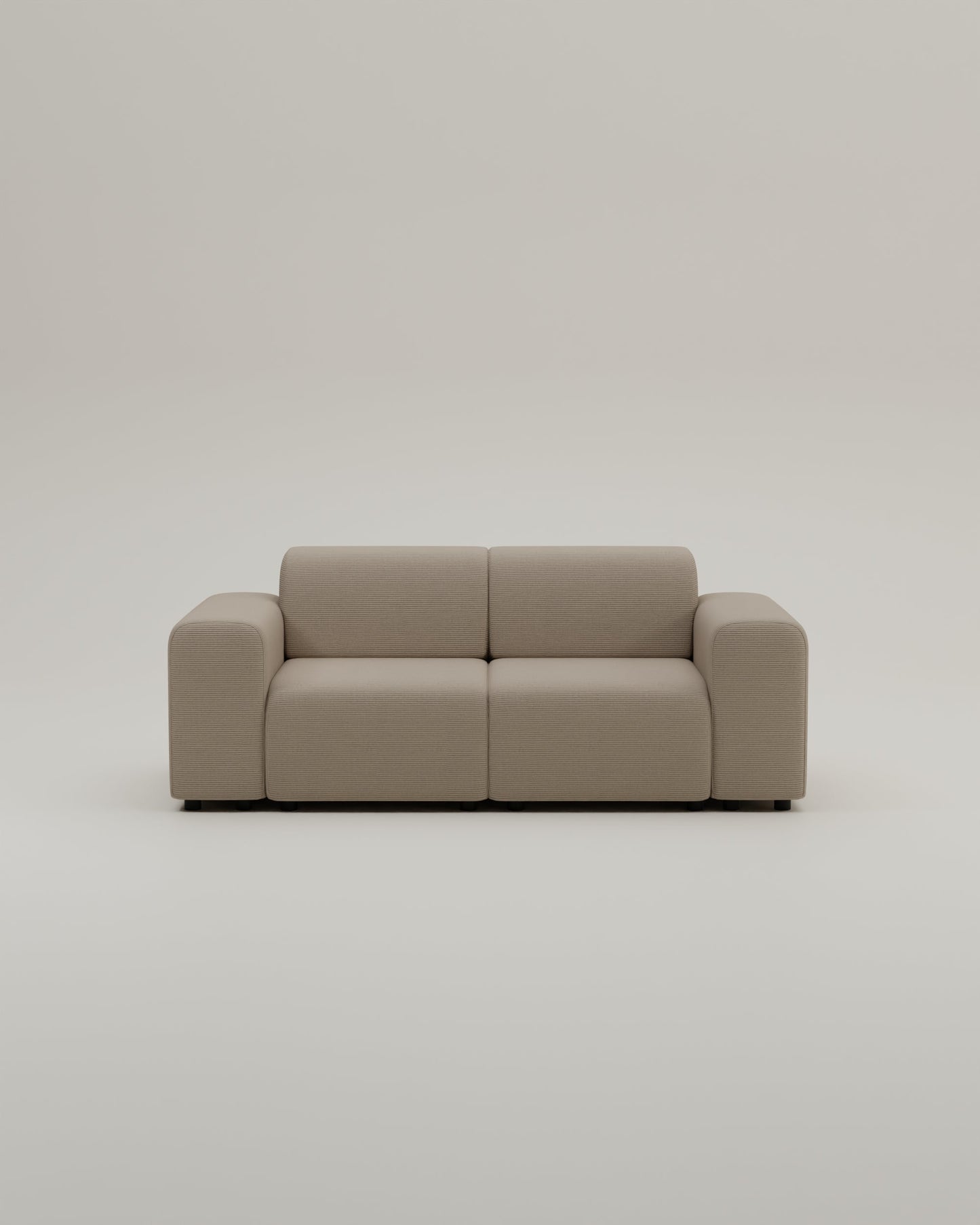 Modulares Sofa Nina 2-Sitzer mit Schlaffunktion