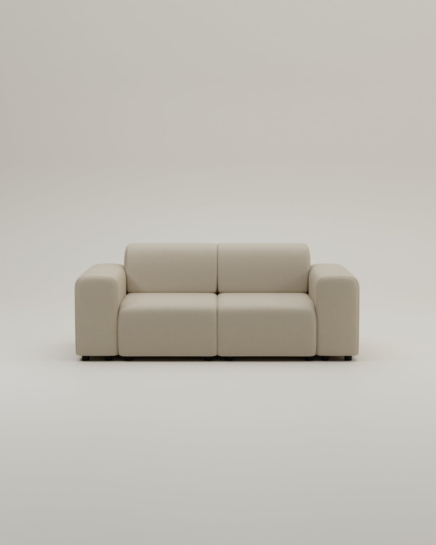 Modulares Sofa Nina 2-Sitzer mit Schlaffunktion