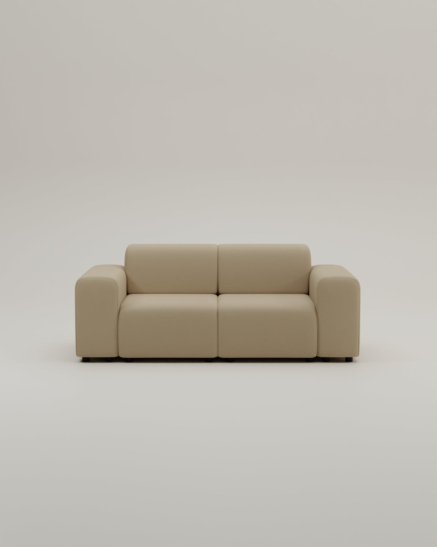 Modulares Sofa Nina 2-Sitzer mit Schlaffunktion