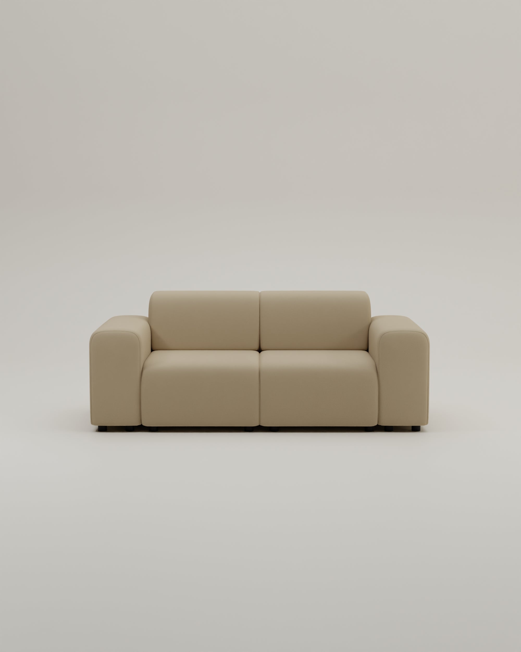 Modulares Sofa Nina 2-Sitzer mit Schlaffunktion