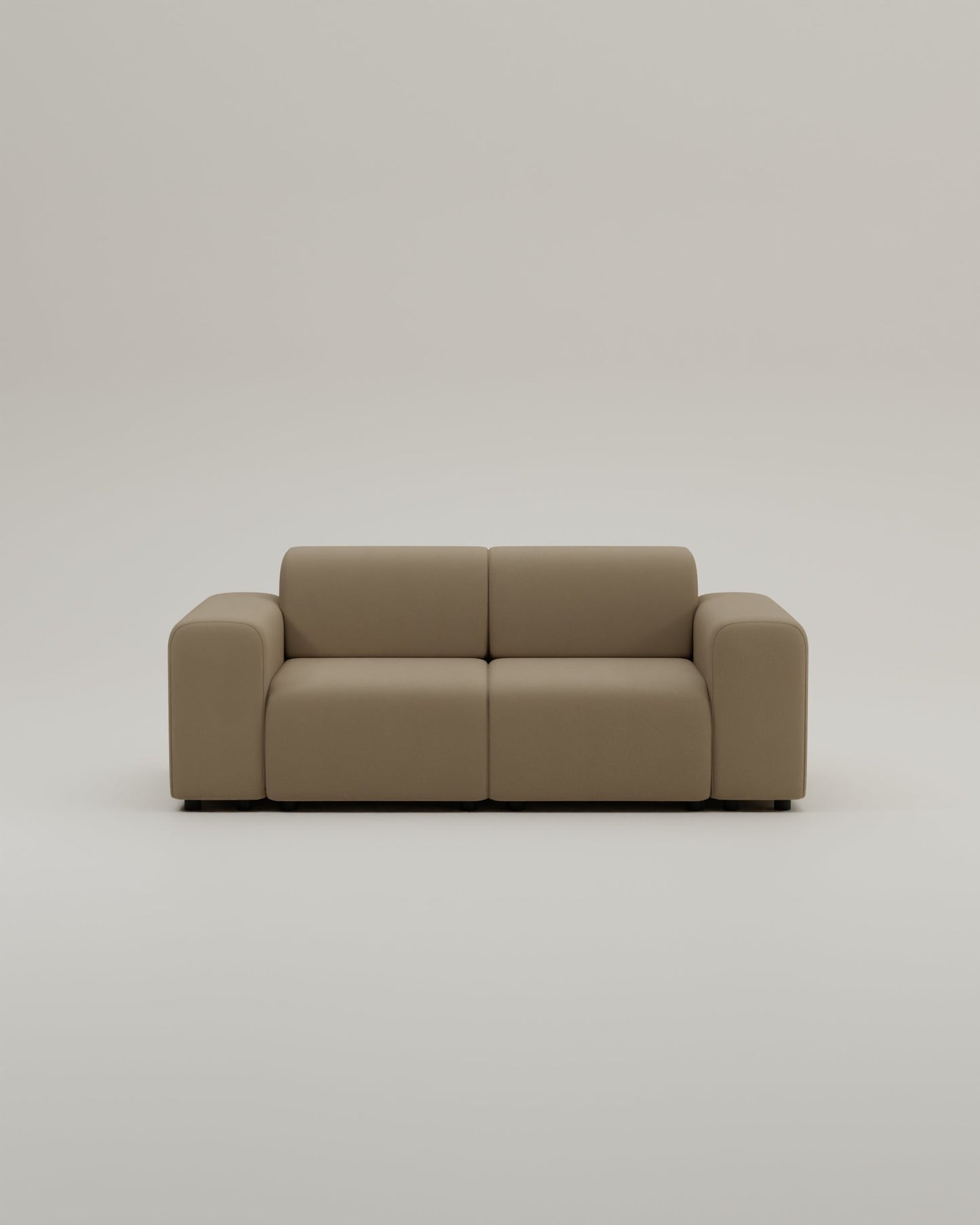 Modulares Sofa Nina 2-Sitzer mit Schlaffunktion