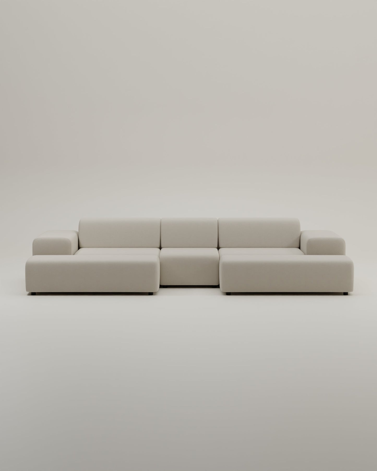 Modulares Sofa Nina U-Form / Wohnlandschaft mit Schlaffunktion