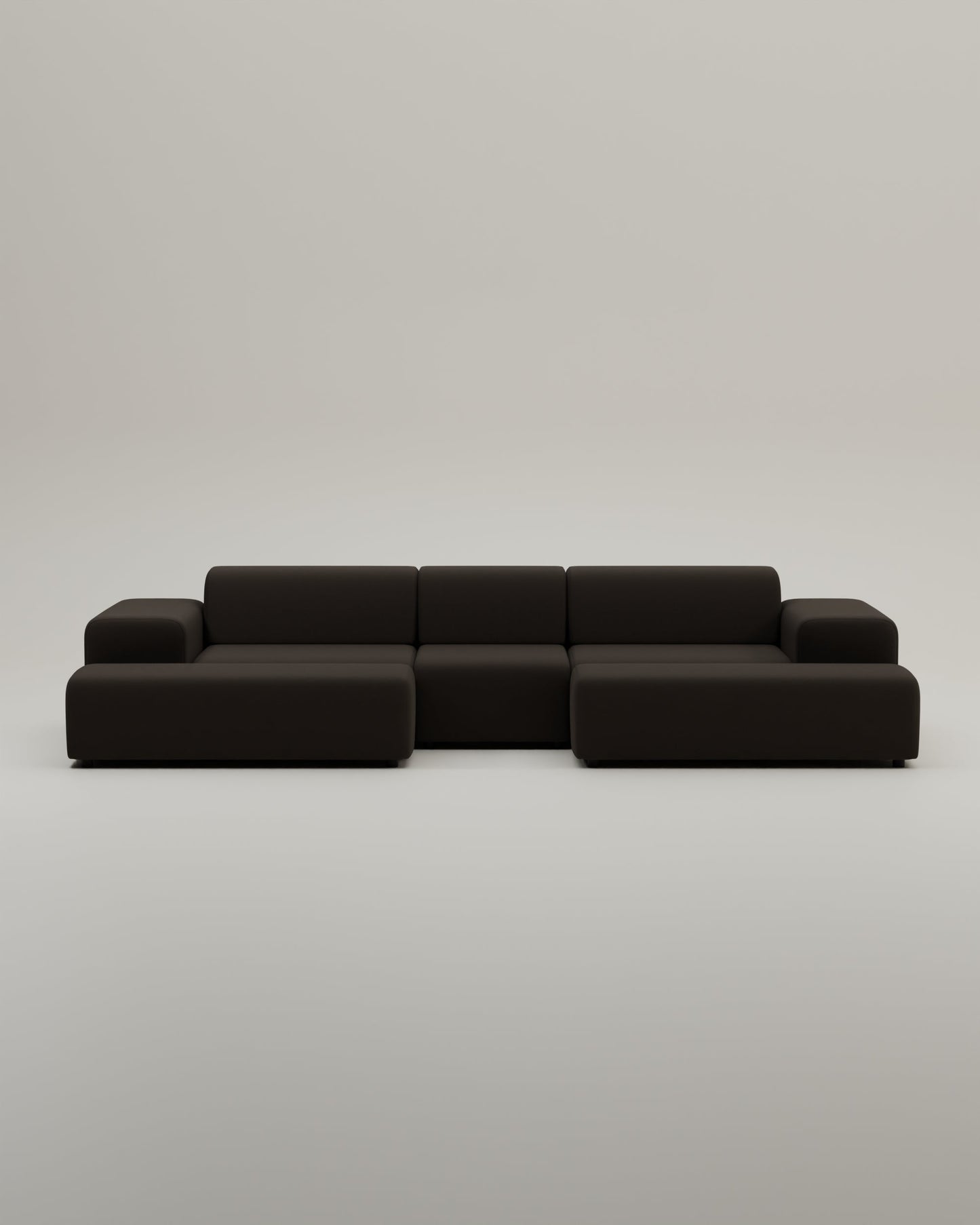 Modulares Sofa Nina U-Form / Wohnlandschaft mit Schlaffunktion