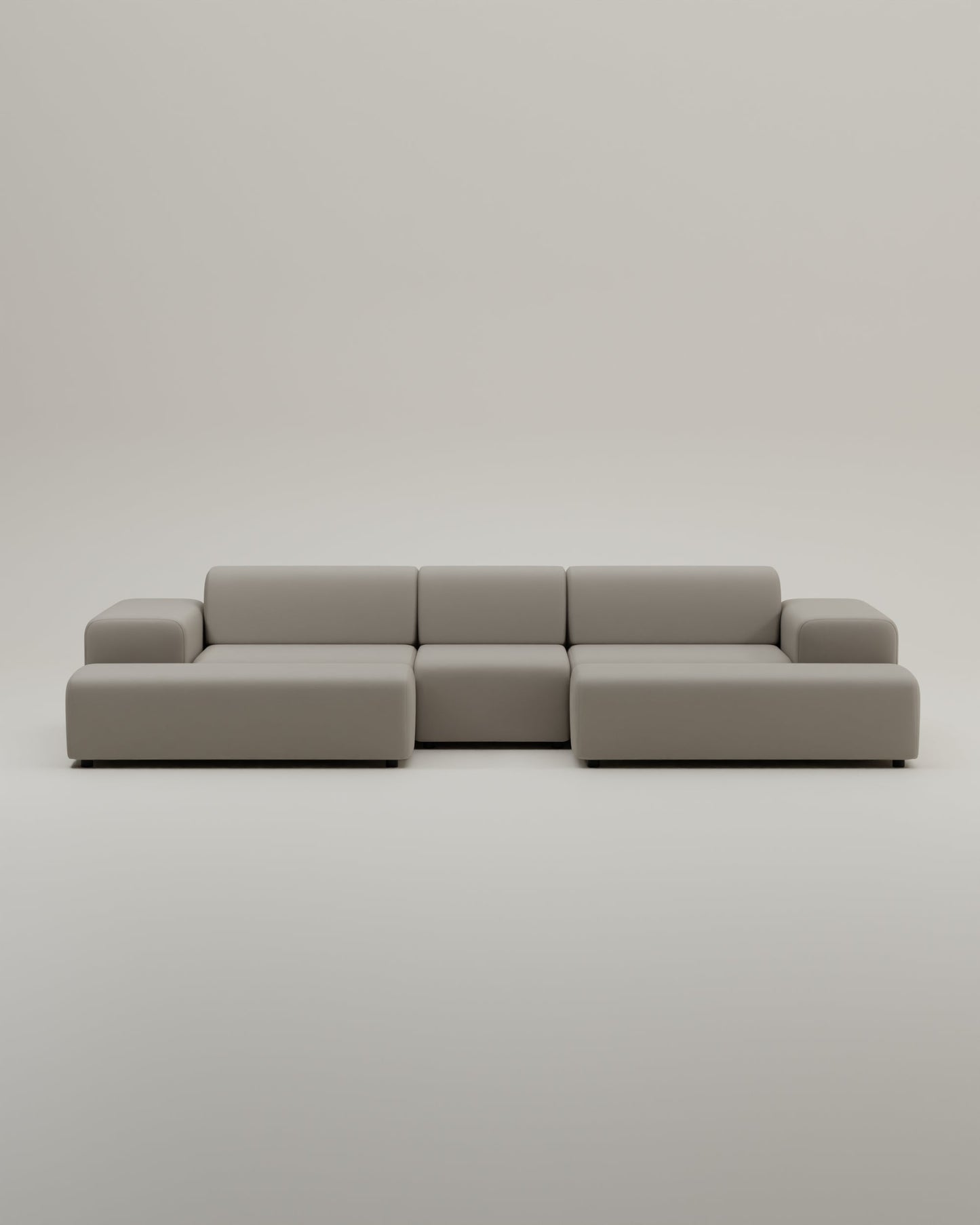 Modulares Sofa Nina U-Form / Wohnlandschaft mit Schlaffunktion