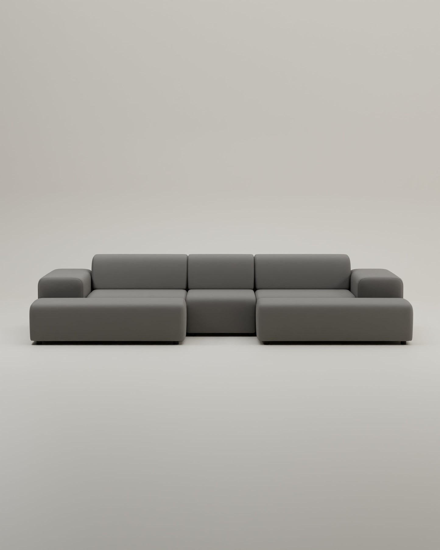 Modulares Sofa Nina U-Form / Wohnlandschaft mit Schlaffunktion