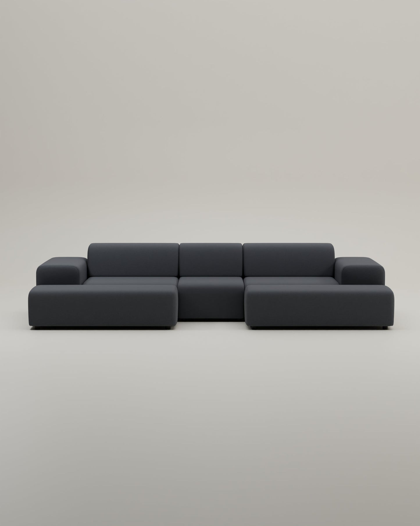 Modulares Sofa Nina U-Form / Wohnlandschaft mit Schlaffunktion