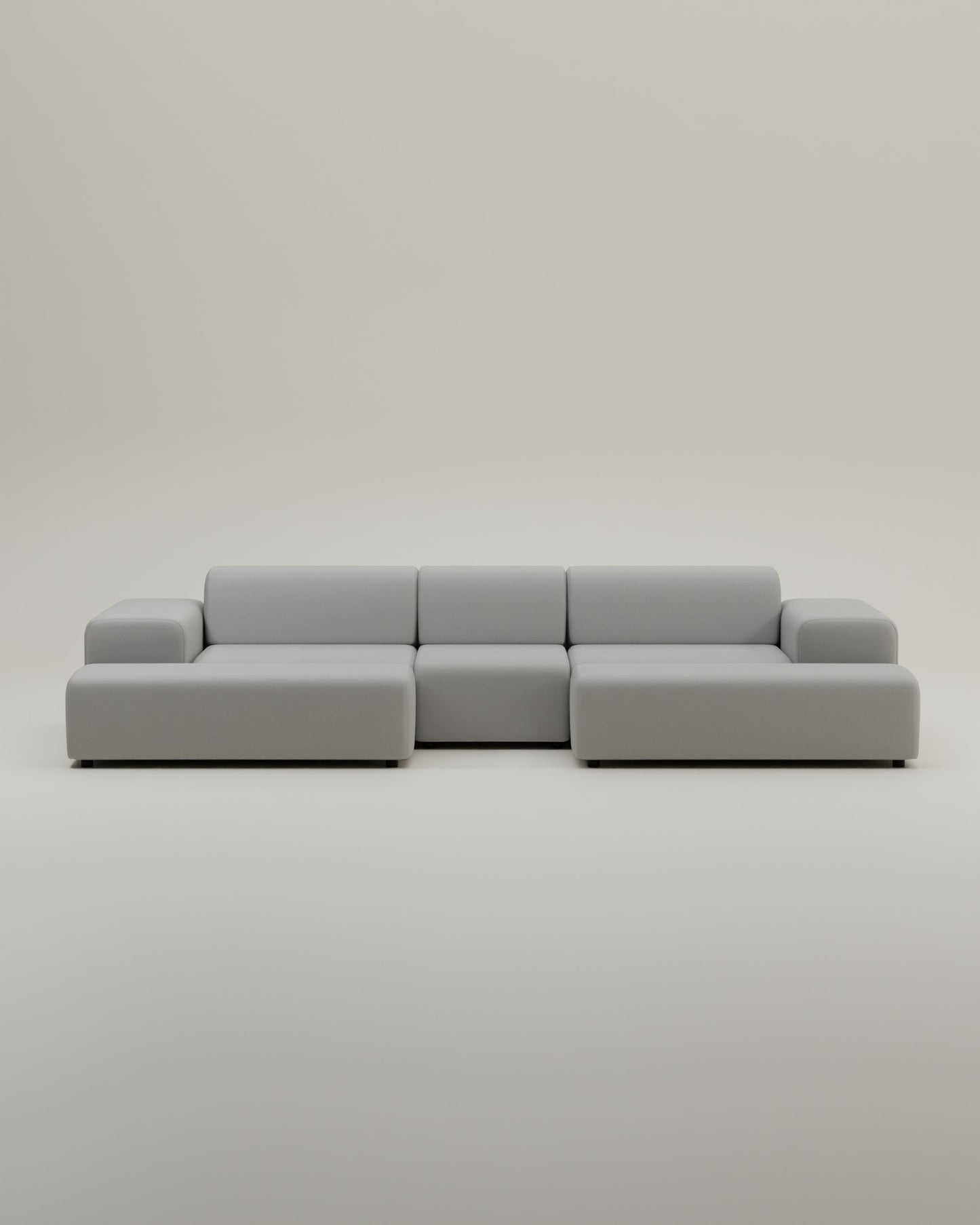 Modulares Sofa Nina U-Form / Wohnlandschaft mit Schlaffunktion