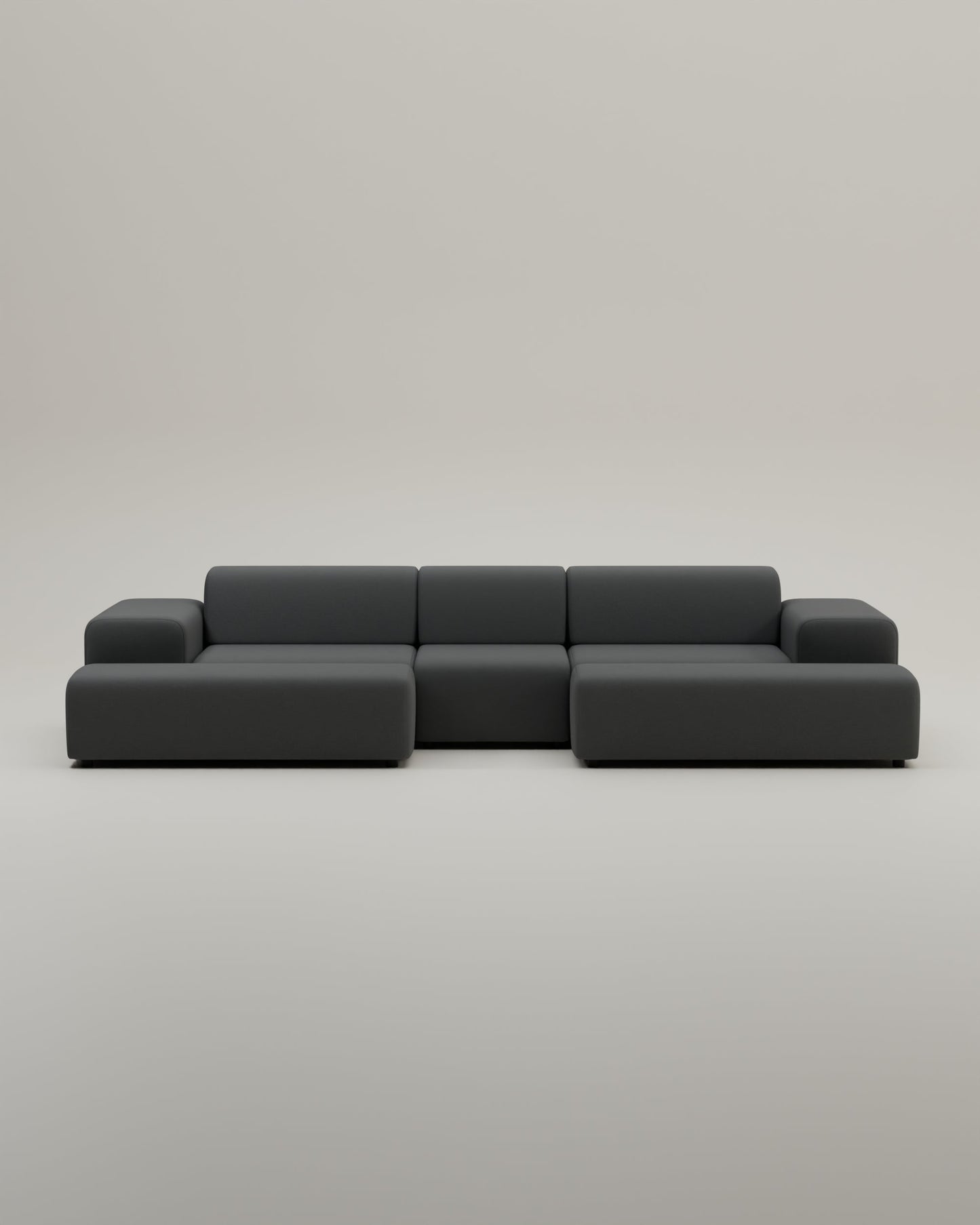 Modulares Sofa Nina U-Form / Wohnlandschaft mit Schlaffunktion