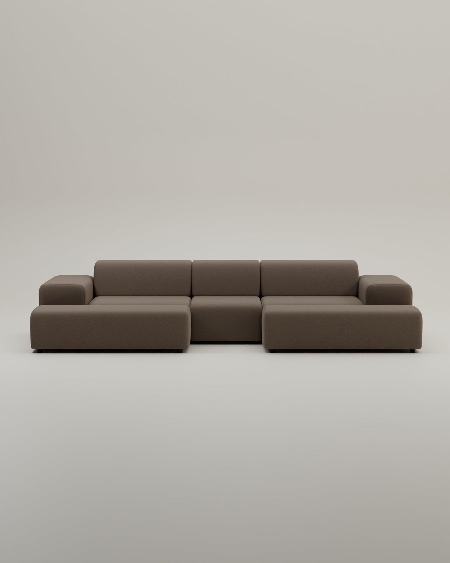 Modulares Sofa Nina U-Form / Wohnlandschaft mit Schlaffunktion