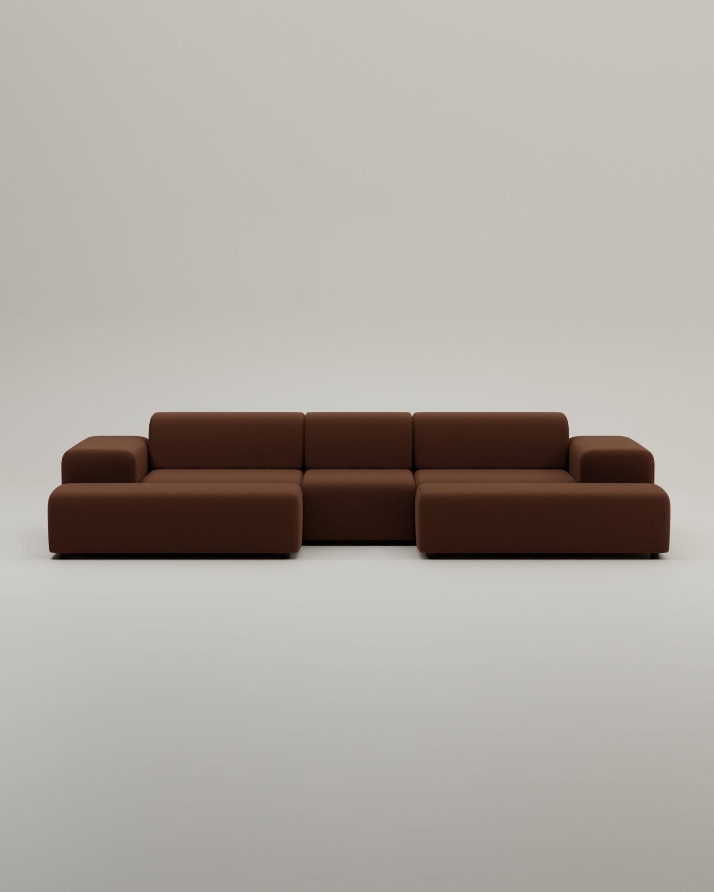 Modulares Sofa Nina U-Form / Wohnlandschaft mit Schlaffunktion