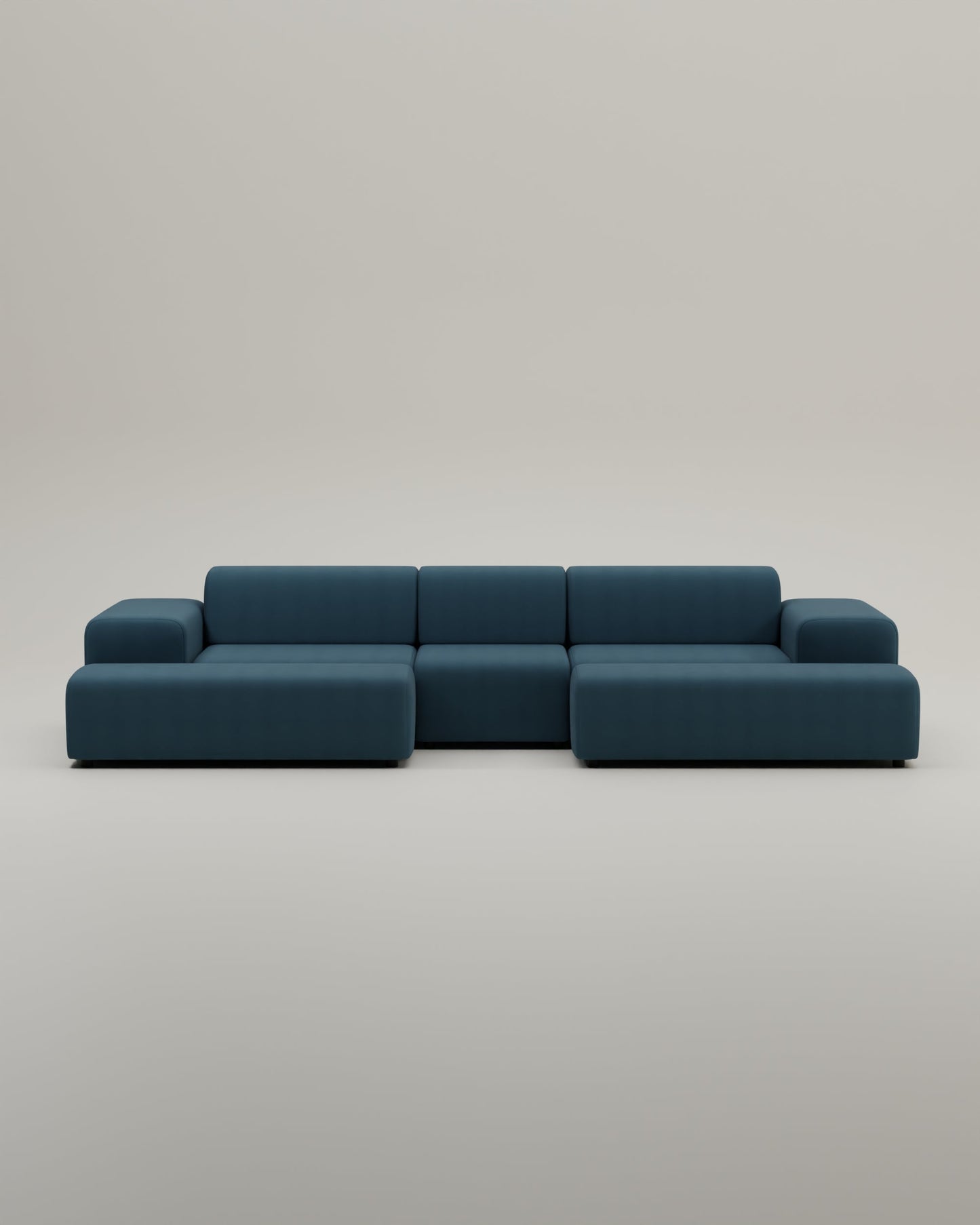 Modulares Sofa Nina U-Form / Wohnlandschaft mit Schlaffunktion