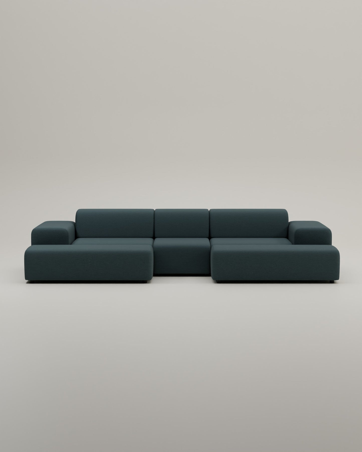 Modulares Sofa Nina U-Form / Wohnlandschaft mit Schlaffunktion